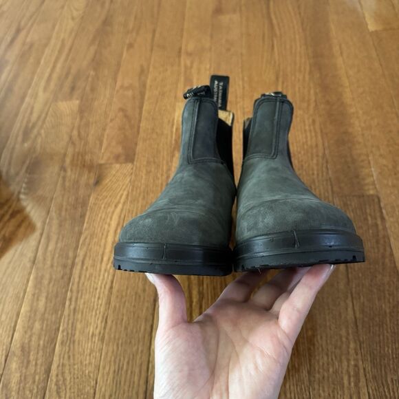 Blundstone Chelsea Boots Women’s US 8.5 Black Leather Elastic Pull On Ankle Boot - Picture 12 of 14